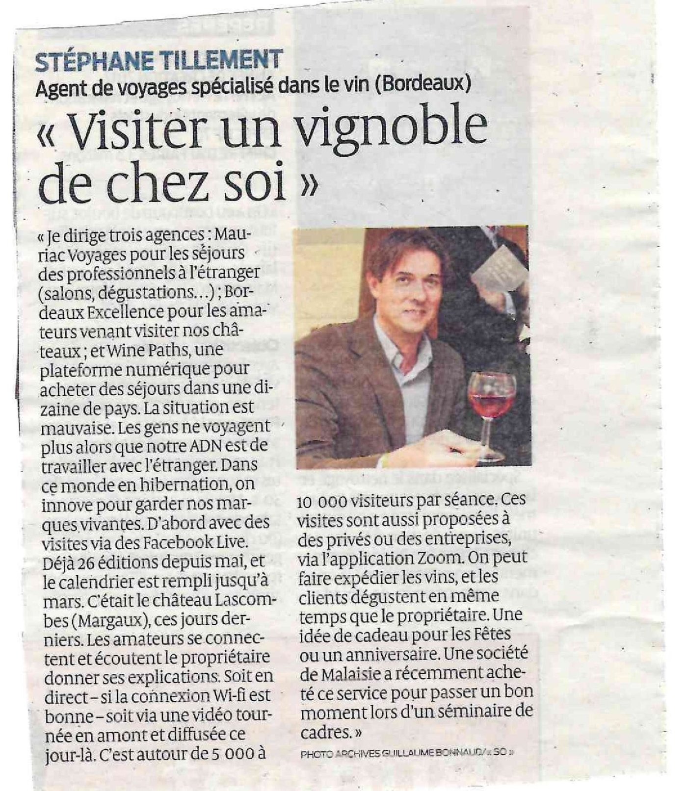 Sud Ouest article